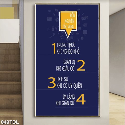 Tranh về cuộc sống ý nghĩa 049TDL