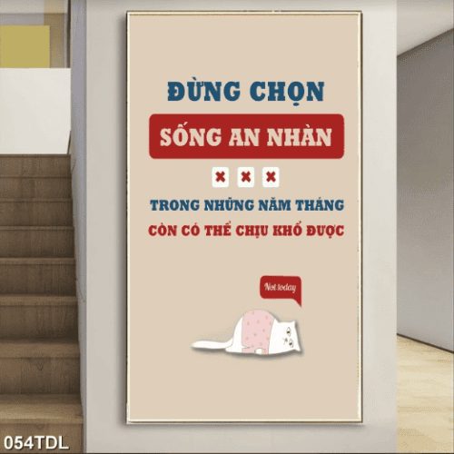 Tranh động lực về cuộc sống 054TDL