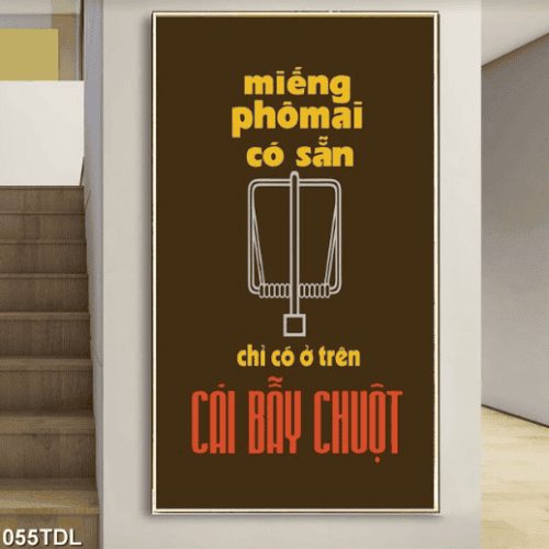 Miếng phô mai trên bẫy chuột 055TDL
