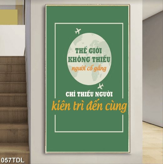 Tranh động lực về sự cố gắng 057TDL