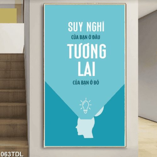 Tranh động lực suy nghĩ và tương lai 063TDL