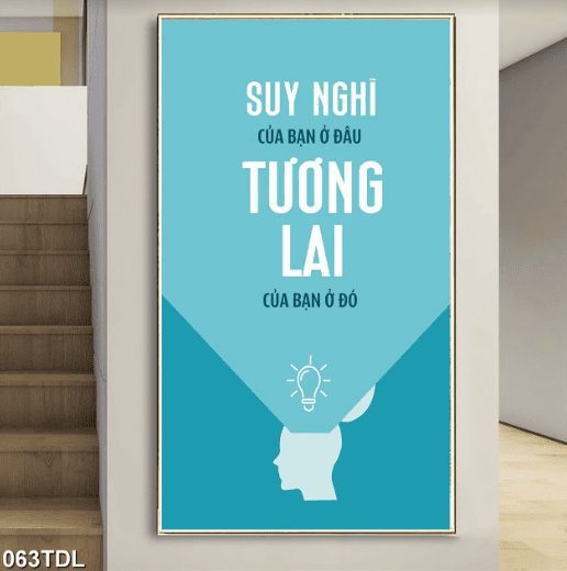 Tranh động lực suy nghĩ và tương lai 063TDL