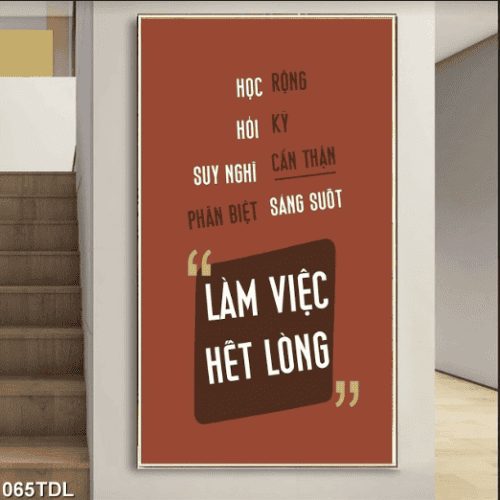 Tranh động lực công việc ý nghĩa 065TDL