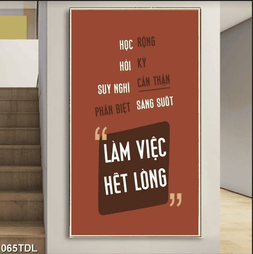 Tranh động lực công việc ý nghĩa 065TDL