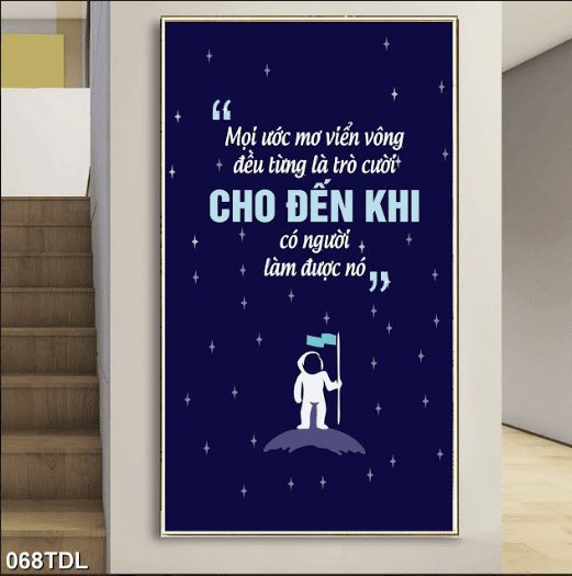 Tranh động lực về ước mơ 068TDL