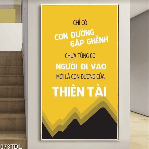 Tranh động lực về thành công 073TDL