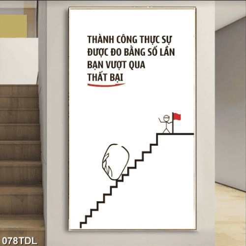 Tranh động lực thành công và thất bại 078TDL