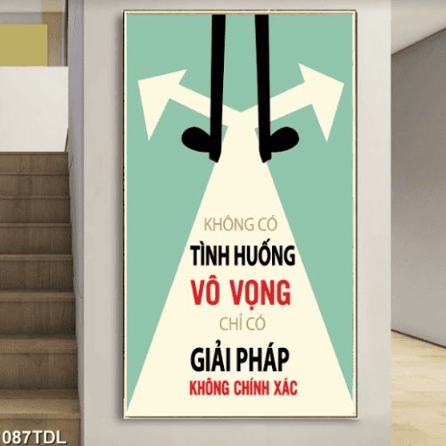 Tranh động lực vượt qua khó khăn 087TDL