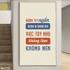 Tranh động lực về ý chí công việc 094TDL