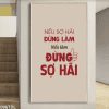 Tranh động lực về sự sợ hãi 096TDL