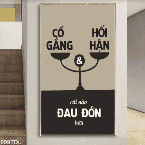 Tranh về cái cân cuộc sống 099TDL
