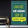 Làm vệc cố gắng sếp sẽ không mắng 112TDL