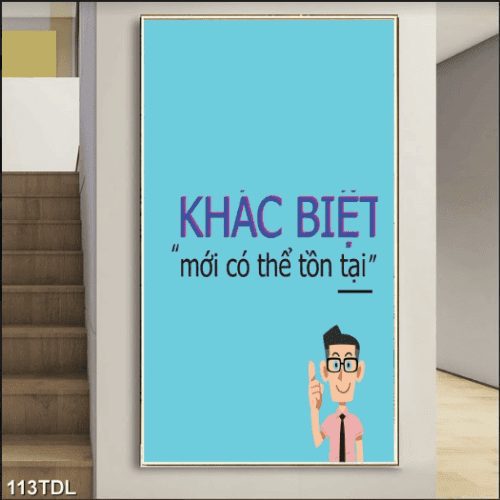 Khác biệt mới có thể tồn tại 113TDL