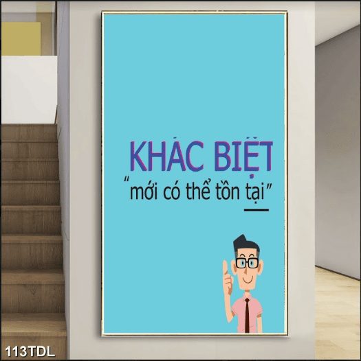 Khác biệt mới có thể tồn tại 113TDL