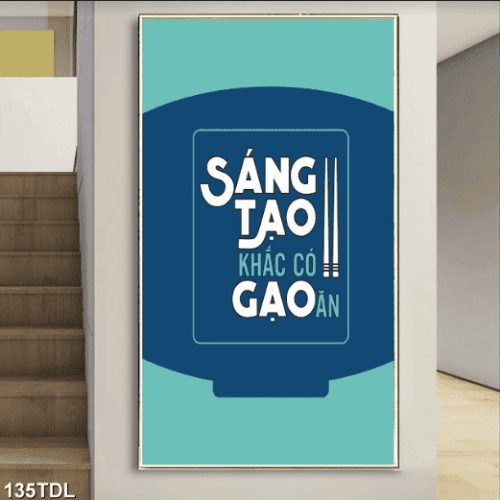 Tranh động lực sáng tạo 135TDL