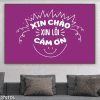 Xin chào xin lỗi cảm ơn 170TDL