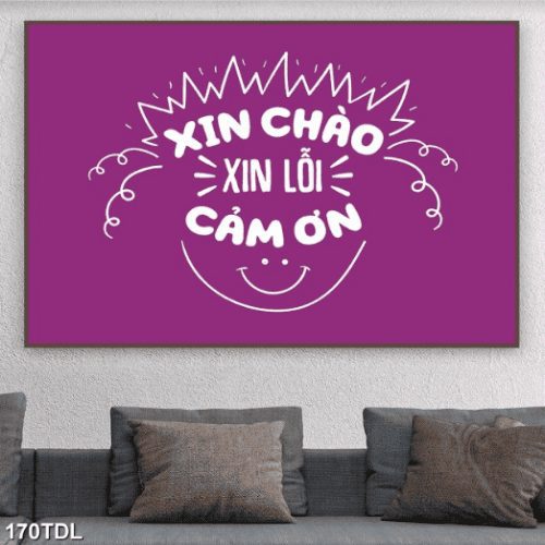 Xin chào xin lỗi cảm ơn 170TDL