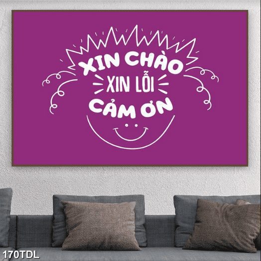 Xin chào xin lỗi cảm ơn 170TDL