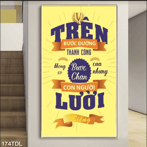 Tranh thành công không có sự lười biếng 174TDL