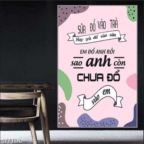 Tranh trà sữa 177TDL