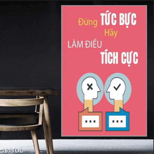 Đừng tức bực hãy làm điều tích cực 181TDL