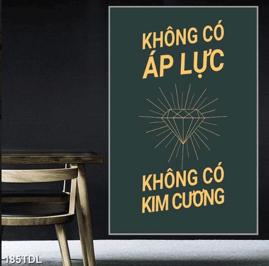 Tranh áp lực và kim cương 185TDL