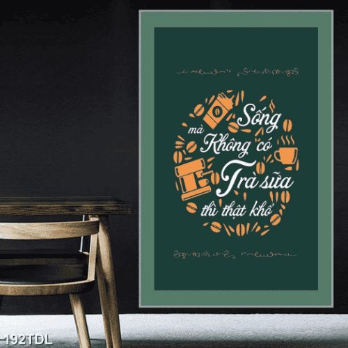 Tranh cuộc sống và trà sữa 192TDL