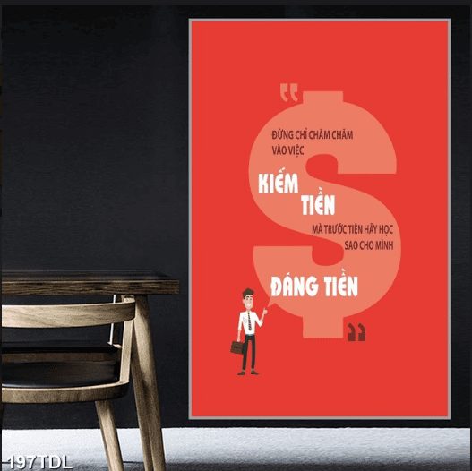Động lực cách kiếm tiền và cách đáng tiền 197TDL