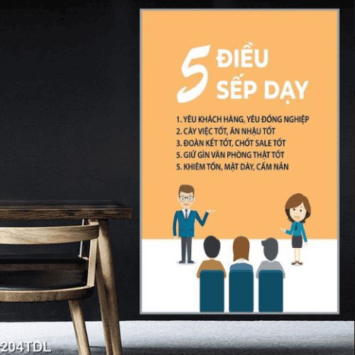 Tranh 5 điều sếp dạy 204TDL