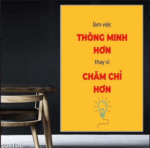 Động lực về thông minh và chăm chỉ 206TDL