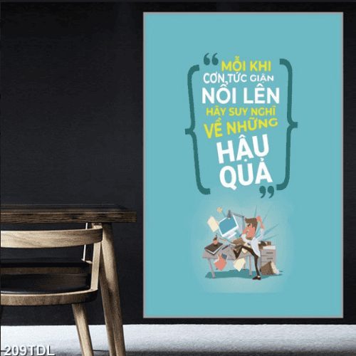 Mỗi khi tức giận hãy suy nghĩ hậu quả 209TDL