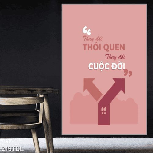 Tranh thay đổi thói quen 216TDL