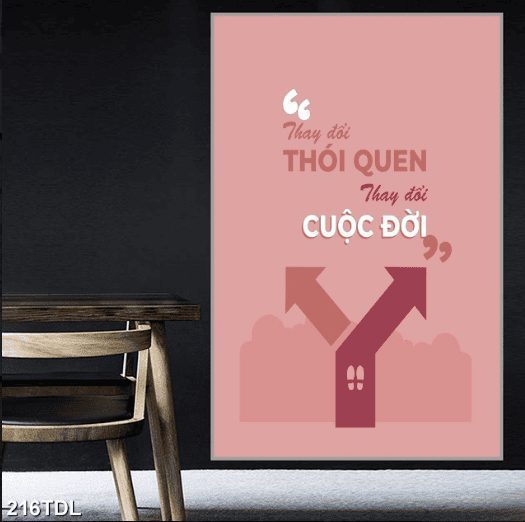 Tranh thay đổi thói quen 216TDL