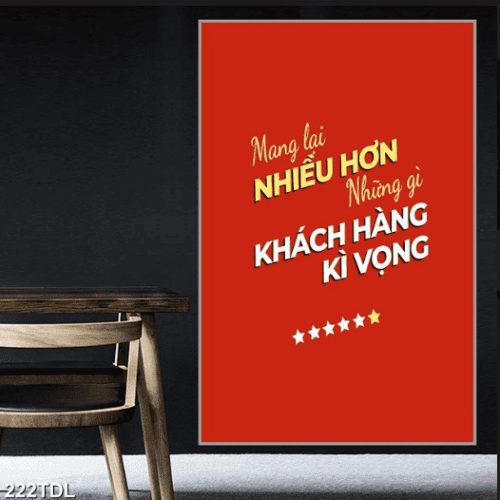 Tranh động lực về khách hàng 222TDL