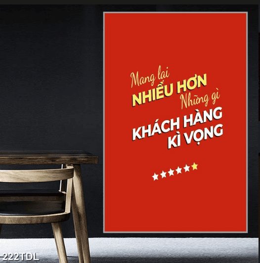 Tranh động lực về khách hàng 222TDL