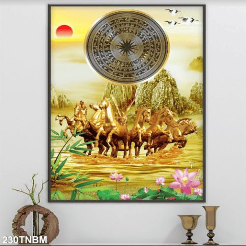 Tranh ngựa vàng 230TNBM