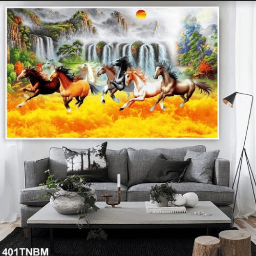 Tranh 3D mã đáo thành công 401TNBM