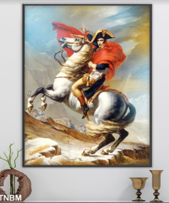Tranh sơn dầu napoleon cưỡi ngựa 530TNBM
