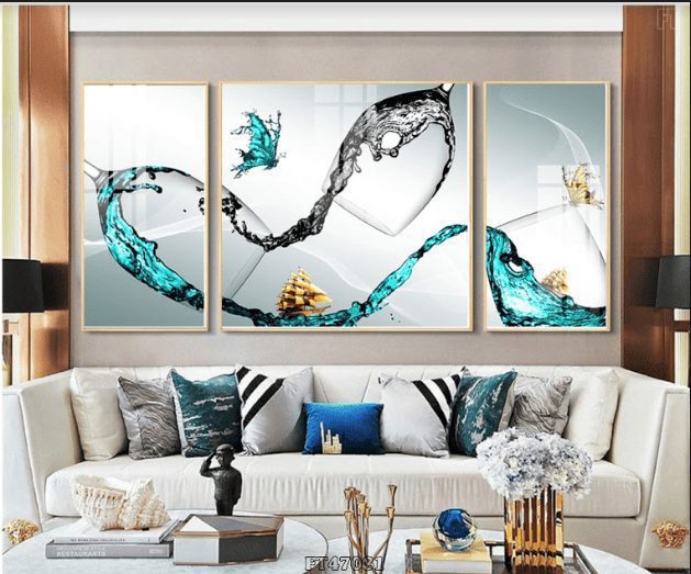 Tranh chiếc ly nghệ thuật FT47081