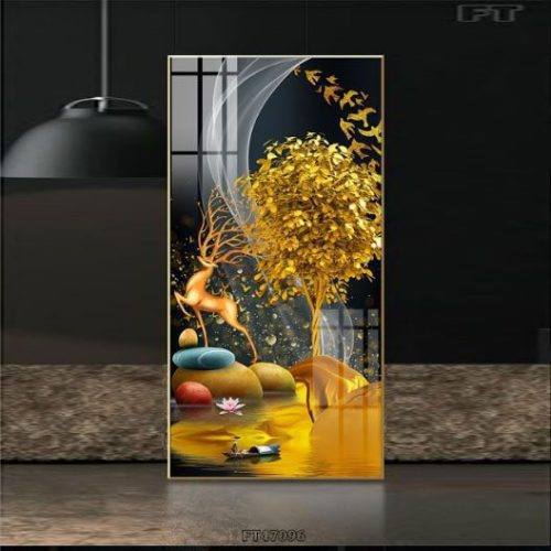 Tranh treo tường cây tài lộc FT47096