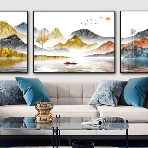 Tranh non nước màu sắc FT60168