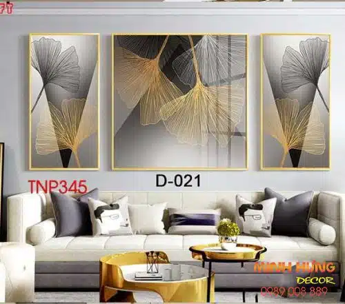 Tranh chiếc lá rẻ quạt tinh tế TNP345