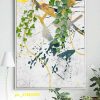 Nghệ thuật lá cây xanh 3D pic_27865599