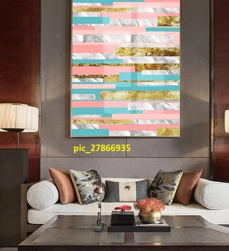 Họa tiết trừu tượng nhũ vàng bạc pic_27866935