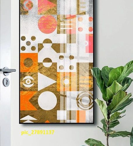 Hinh học trừu tượng ánh vàng pic_27891137