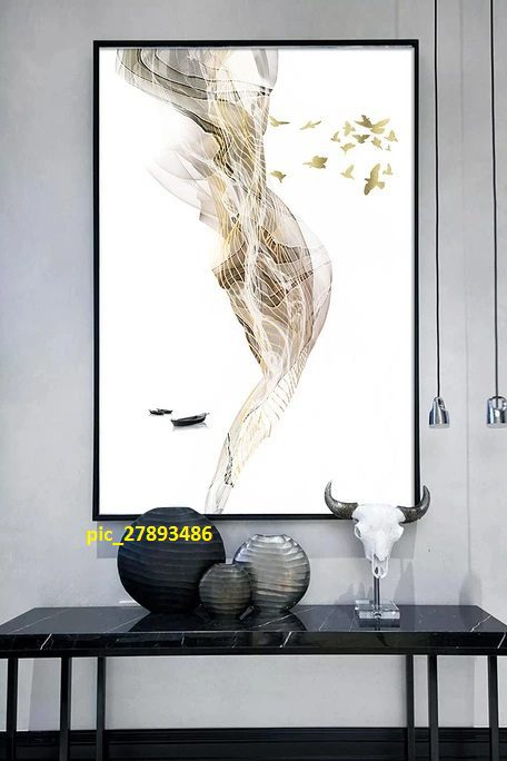 Thuyền nhỏ và chim vàng nghệ thuật pic_27893486