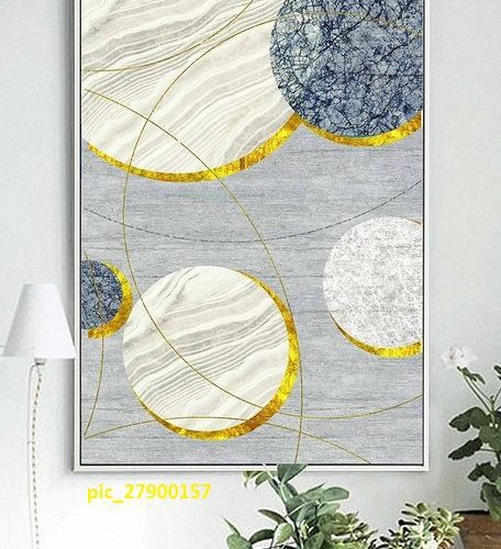 Trừu tượng hình tròn nhũ vàng pic_27900157
