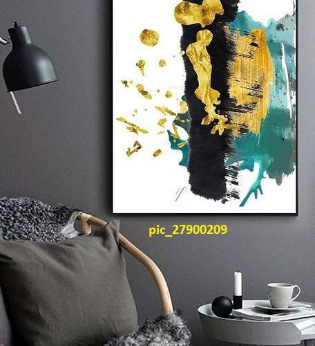 Sơn dầu trừu tượng nền trắng pic_27900209