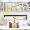 Trừu tượng rừng và cành hoa trắng pic_27900986