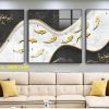 Tranh treo tường trừu tượng cá vàng pic_28051549